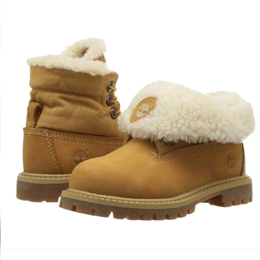 Timberland Lined Sherpa Roll Down Boots Waterproof